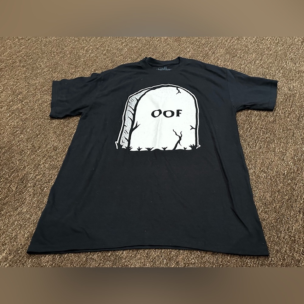 COPY - EUC Threadless M OoF T-Shirt Meme Quote Tee Adult Shirt Sarcastic Gamer …
